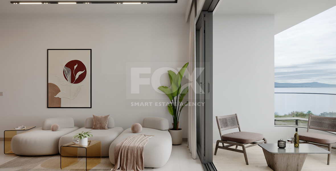 Spacious three Bedroom penthouse with private roof garden for sale in Tsiflikoudia