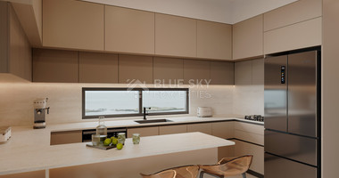 Spacious three Bedroom penthouse with private roof garden for sale in Tsiflikoudia