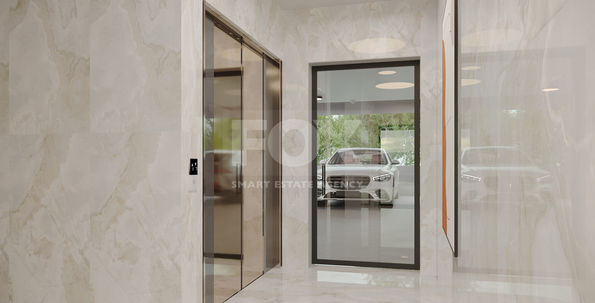 Spacious three Bedroom penthouse with private roof garden for sale in Tsiflikoudia