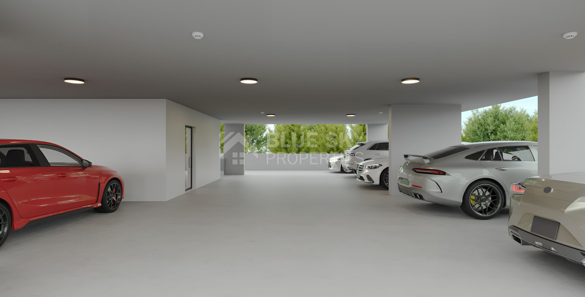 Spacious three Bedroom penthouse with private roof garden for sale in Tsiflikoudia