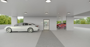 Spacious three Bedroom penthouse with private roof garden for sale in Tsiflikoudia