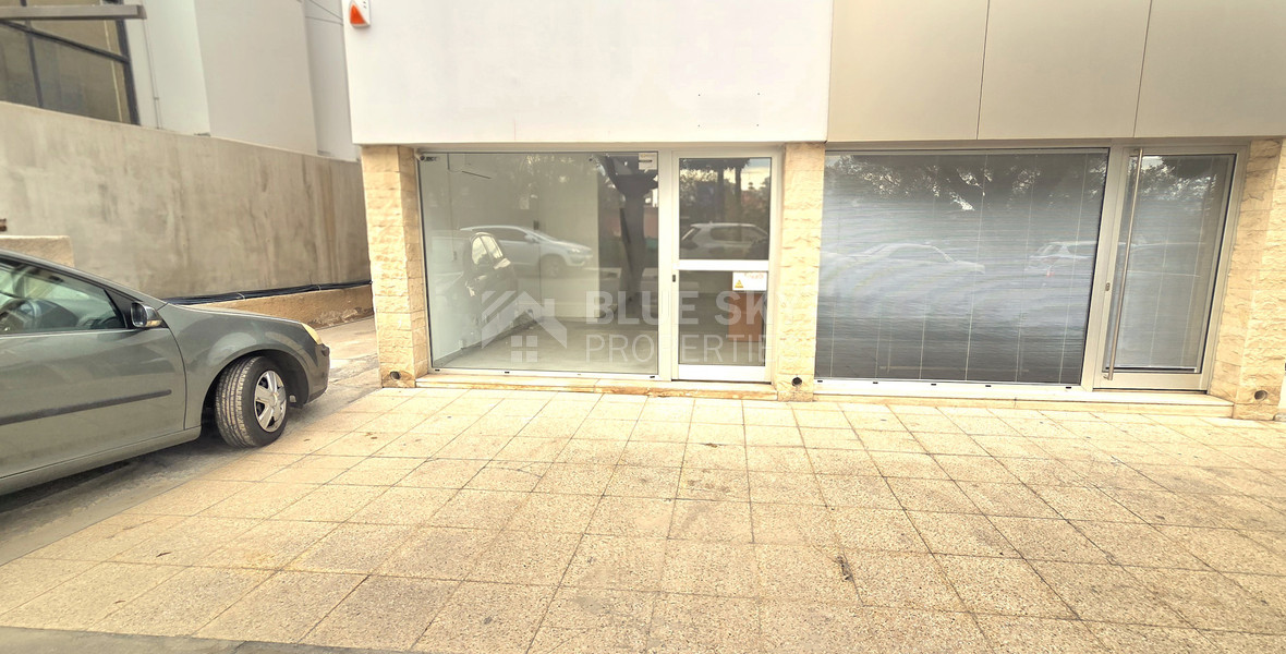 Bright 55m² Shop/Office Space for Rent near Agios Nikolaos Roundabout in Limassol