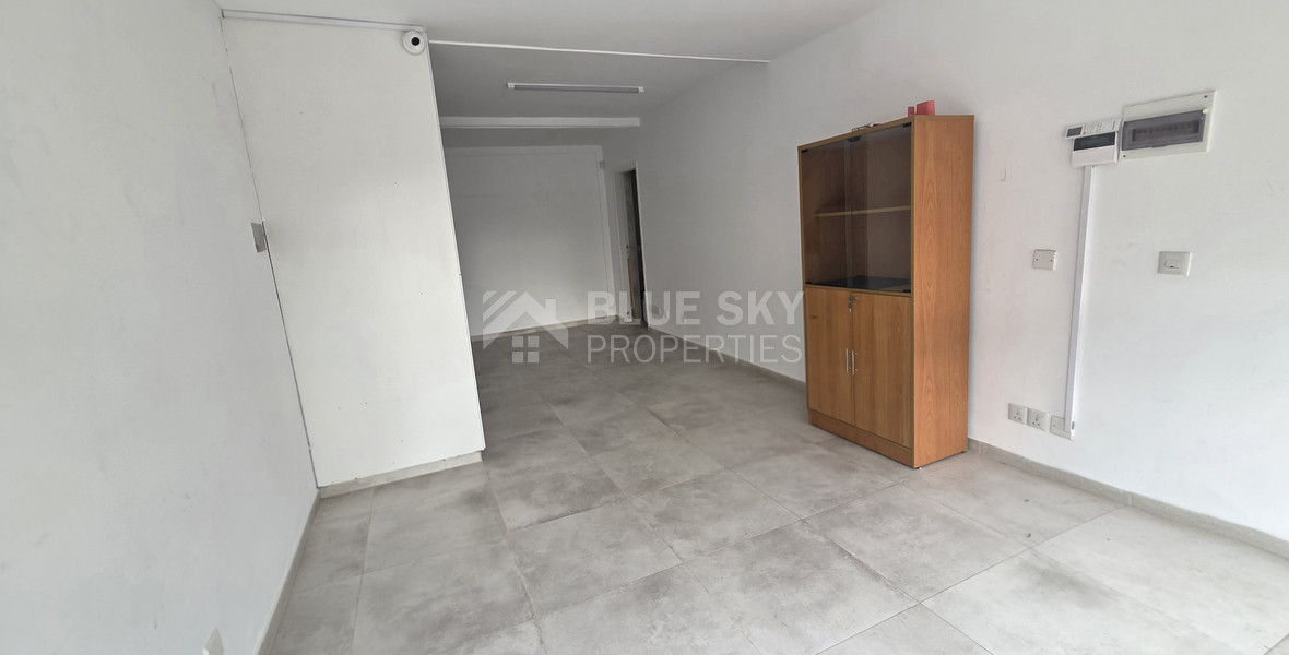 Bright 55m² Shop/Office Space for Rent near Agios Nikolaos Roundabout in Limassol
