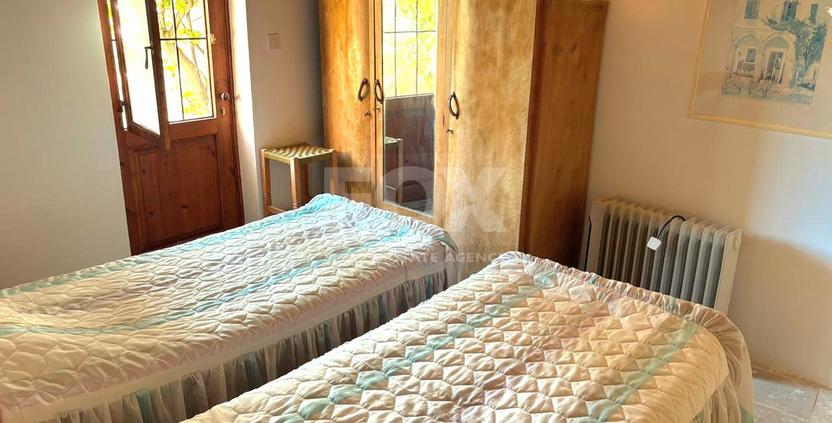 Traditional One-Bedroom Semi-Detached Home for Rent in Beautiful Arsos Village