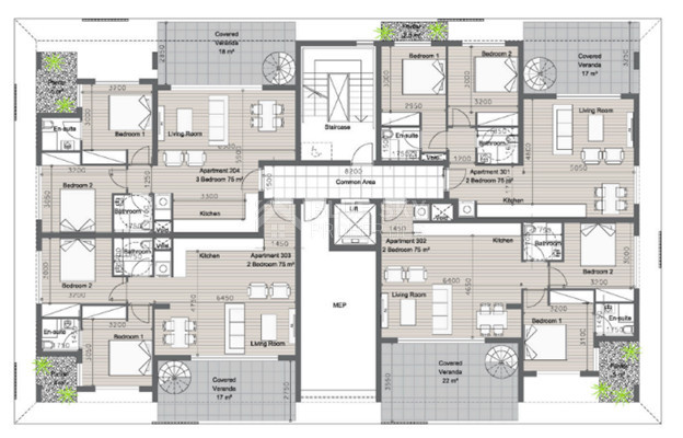 Luxury 2-Bedroom Penthouse with Private Rooftop Garden for Sale in Agios Athanasios, Limassol