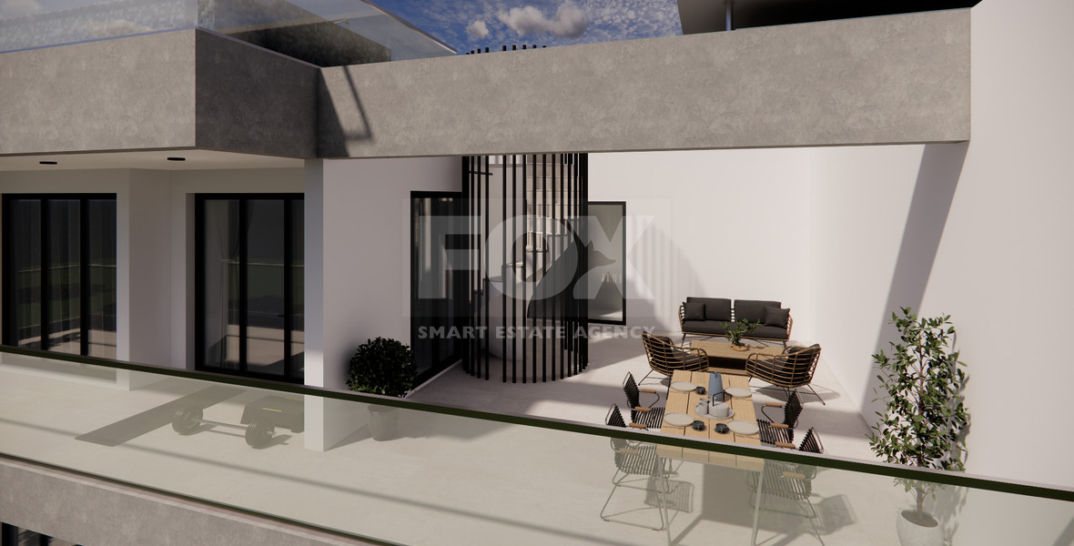 For Sale Two Bedroom Penthouse with private roof garden and pool in Germasogeia