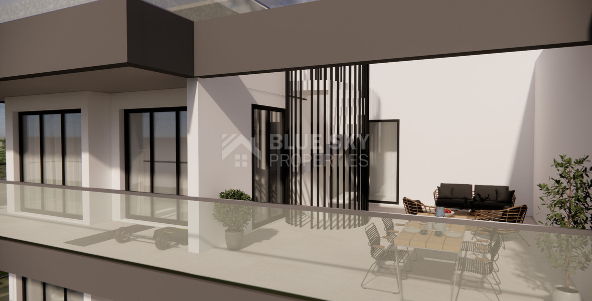 For Sale Two Bedroom Penthouse with private roof garden and pool in Germasogeia