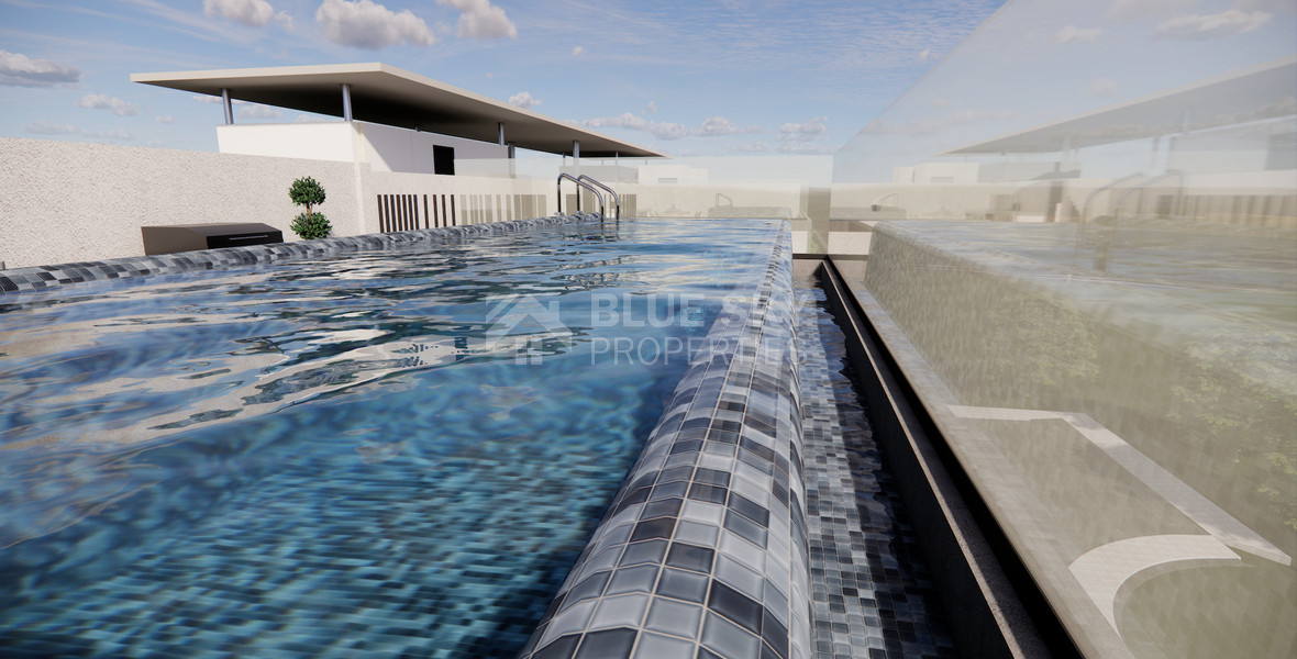 For Sale Two Bedroom Penthouse with private roof garden and pool in Germasogeia