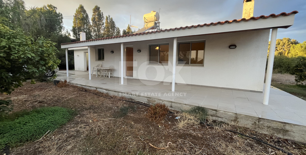 For Rent Beautiful Two Bedroom House with Garden in Peaceful Pyrgos Lemesou
