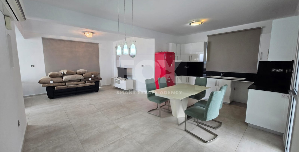 Modern Full-Floor Three-Bedroom Penthouse for Rent in Ypsonas