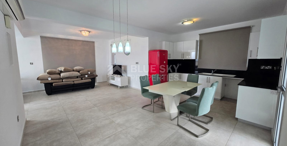 Modern Full-Floor Three-Bedroom Penthouse for Rent in Ypsonas