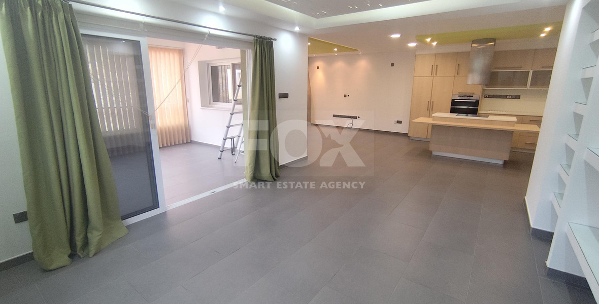 Three bedroom upper house for rent with panoramic view in Laiki Lefkothea , Limassol