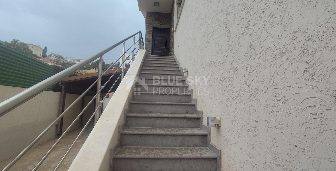 Three bedroom upper house for rent with panoramic view in Laiki Lefkothea , Limassol