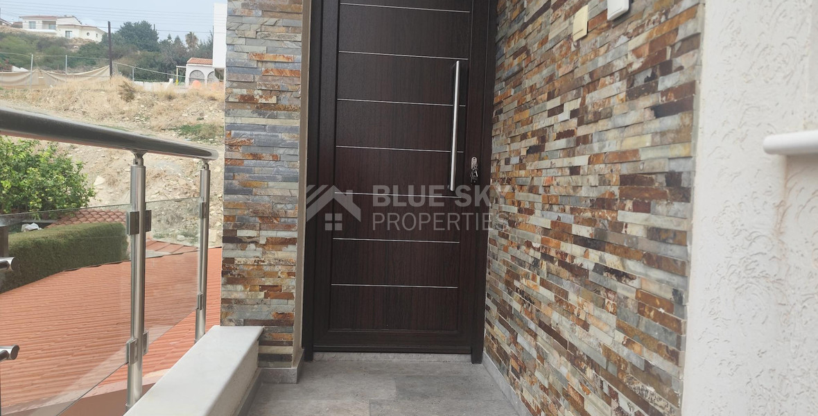 Three bedroom upper house for rent with panoramic view in Laiki Lefkothea , Limassol