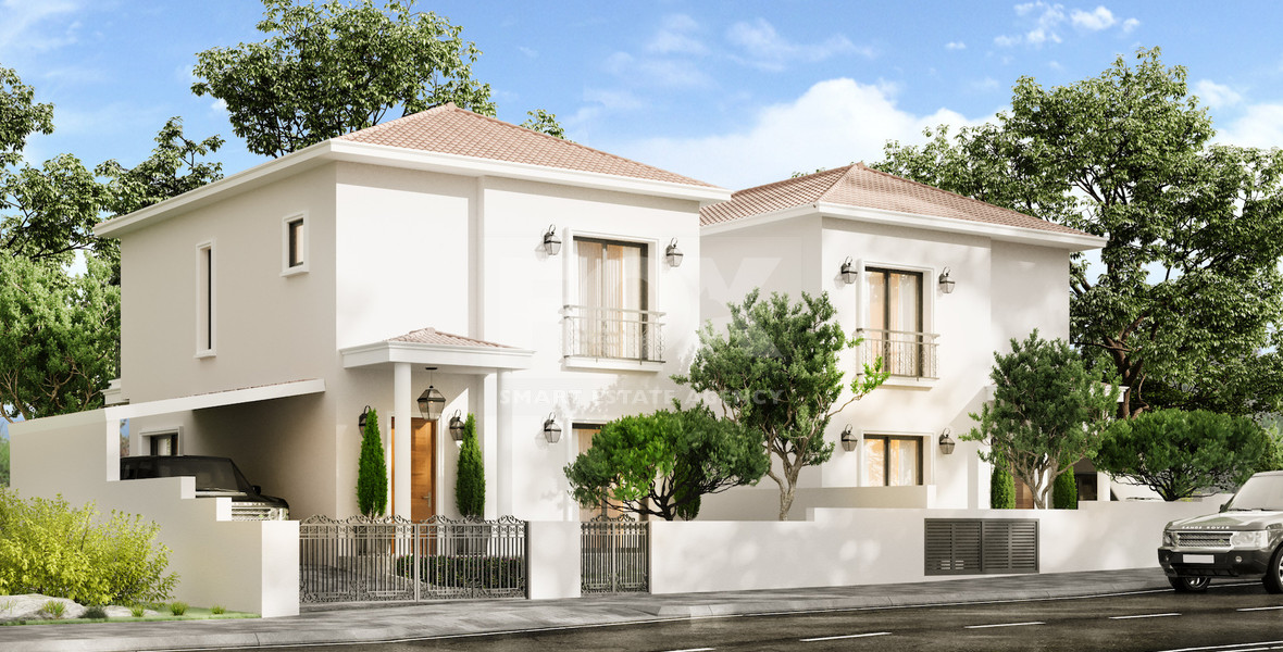 New Build,  three Bedroom Villas for Sale in Geroskipou, Paphos with Gardens, Parking, and Easy Access to Beaches