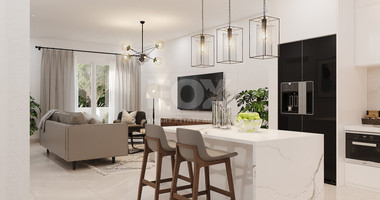 New Build,  three Bedroom Villas for Sale in Geroskipou, Paphos with Gardens, Parking, and Easy Access to Beaches