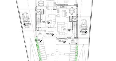 New Build,  three Bedroom Villas for Sale in Geroskipou, Paphos with Gardens, Parking, and Easy Access to Beaches