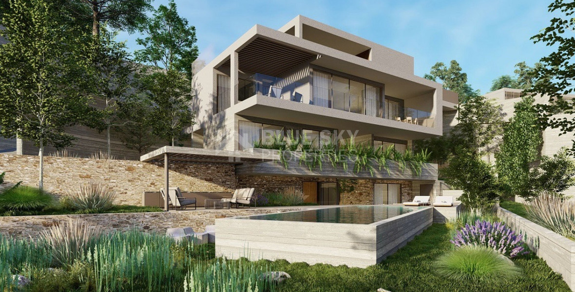 Luxury Energy-Efficient  five bedroom Villa for Sale in Konia, Paphos with Panoramic Sea View