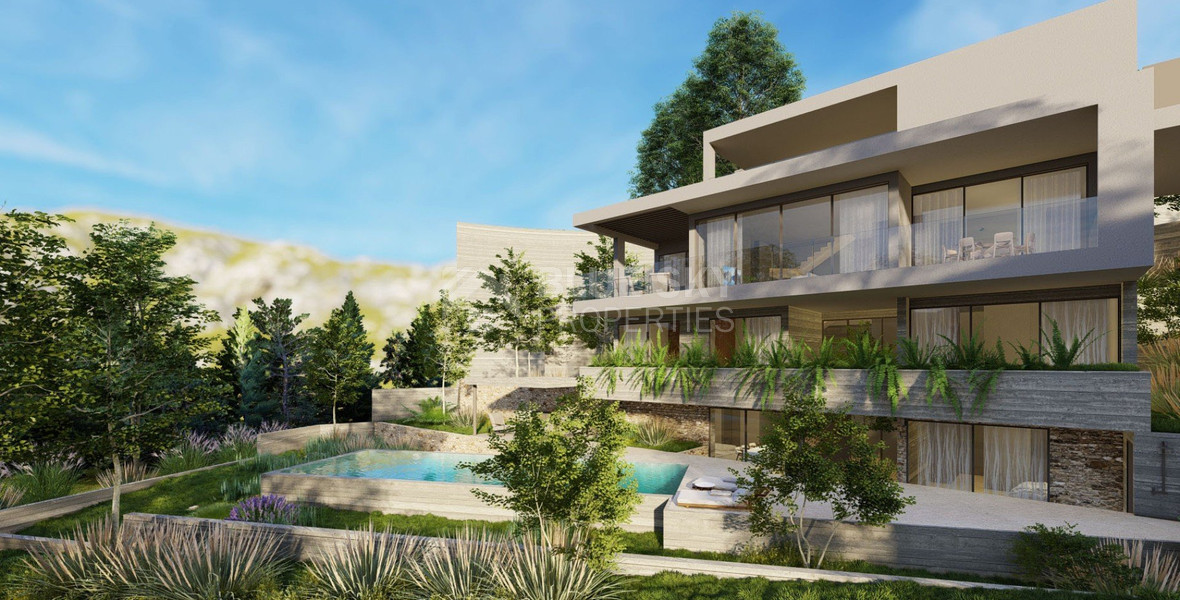 Luxury Energy-Efficient  five bedroom Villa for Sale in Konia, Paphos with Panoramic Sea View