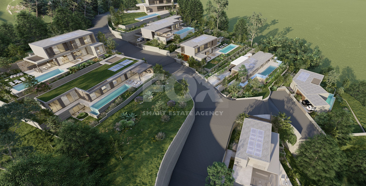 Luxury Energy-Efficient  five bedroom Villa for Sale in Konia, Paphos with Panoramic Sea View