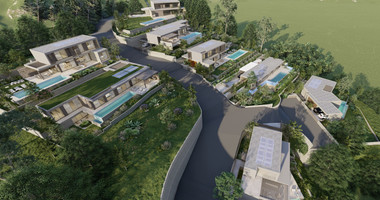 Luxury Energy-Efficient  five bedroom Villa for Sale in Konia, Paphos with Panoramic Sea View