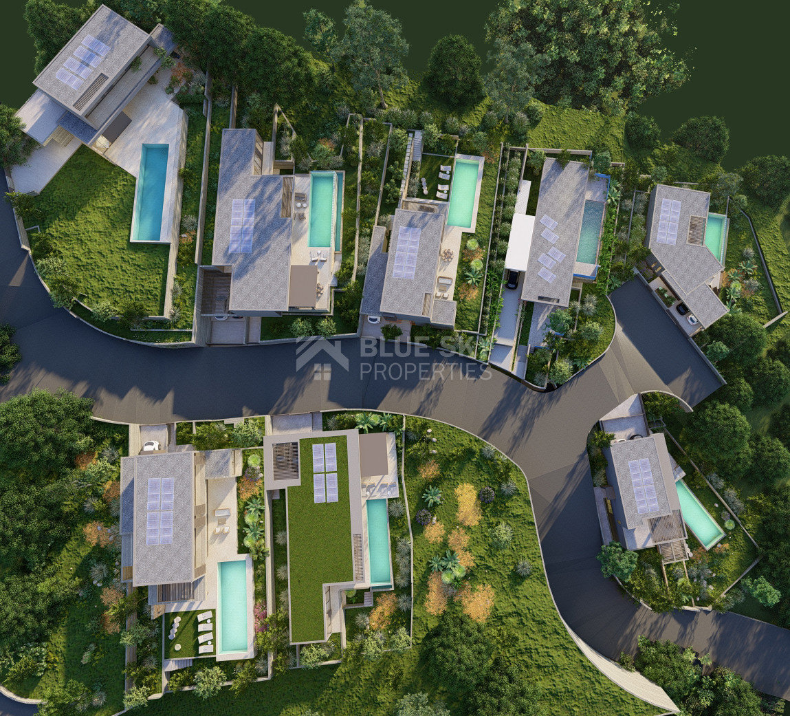 Luxury Energy-Efficient  five bedroom Villa for Sale in Konia, Paphos with Panoramic Sea View