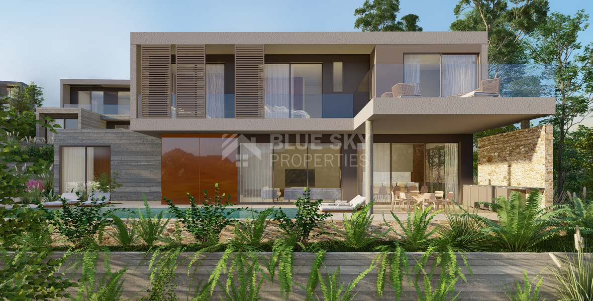 Luxury Energy-Efficient  five bedroom Villa for Sale in Konia, Paphos with Panoramic Sea View