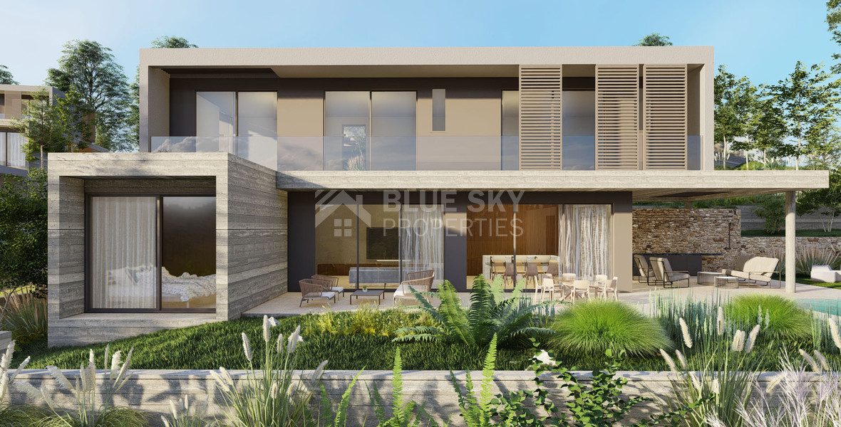 Luxury Energy-Efficient  five bedroom Villa for Sale in Konia, Paphos with Panoramic Sea View