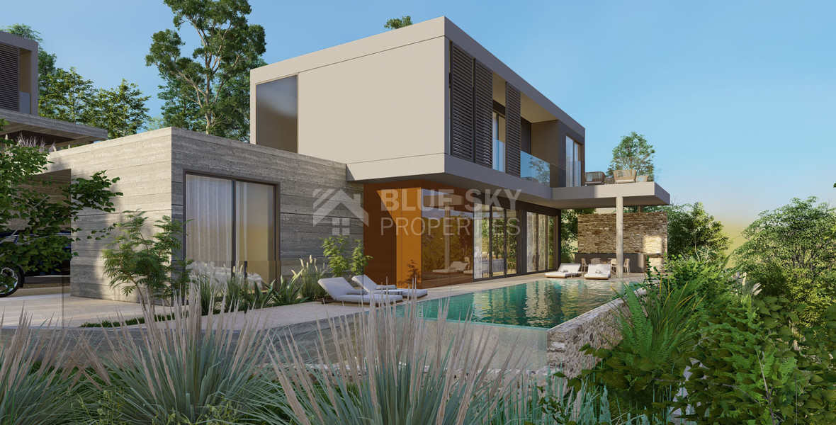 Luxury Energy-Efficient  five bedroom Villa for Sale in Konia, Paphos with Panoramic Sea View