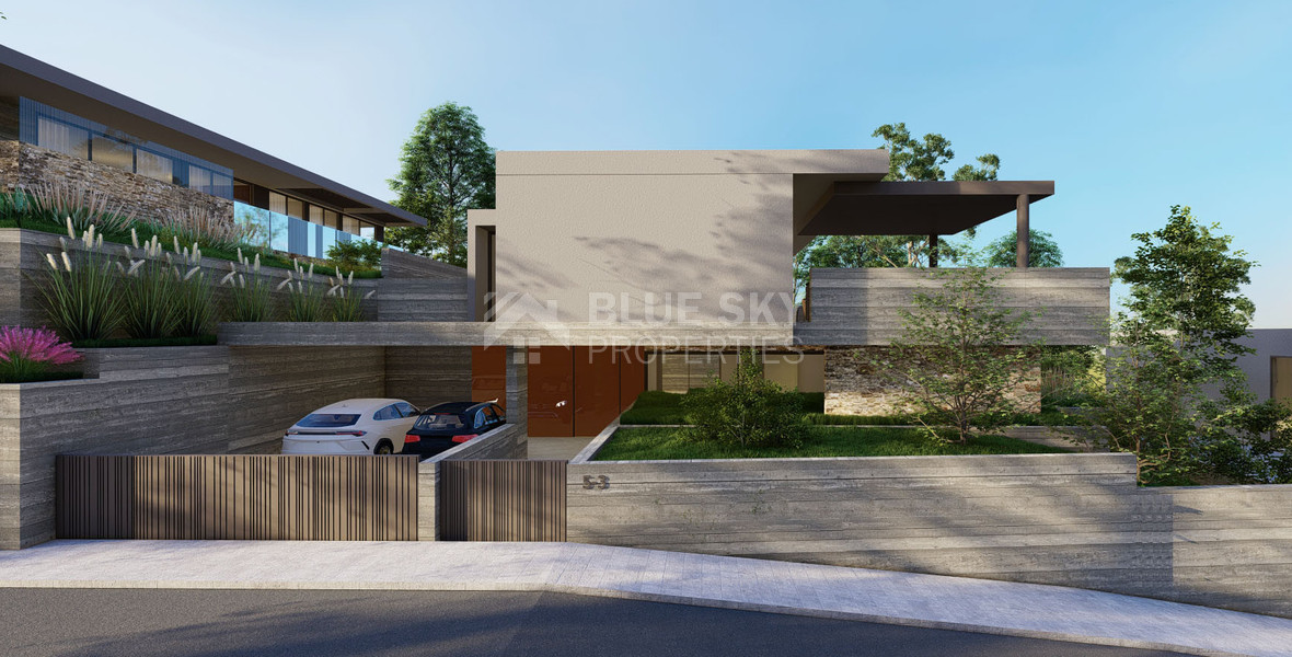 Luxury Energy-Efficient  five bedroom Villa for Sale in Konia, Paphos with Panoramic Sea View