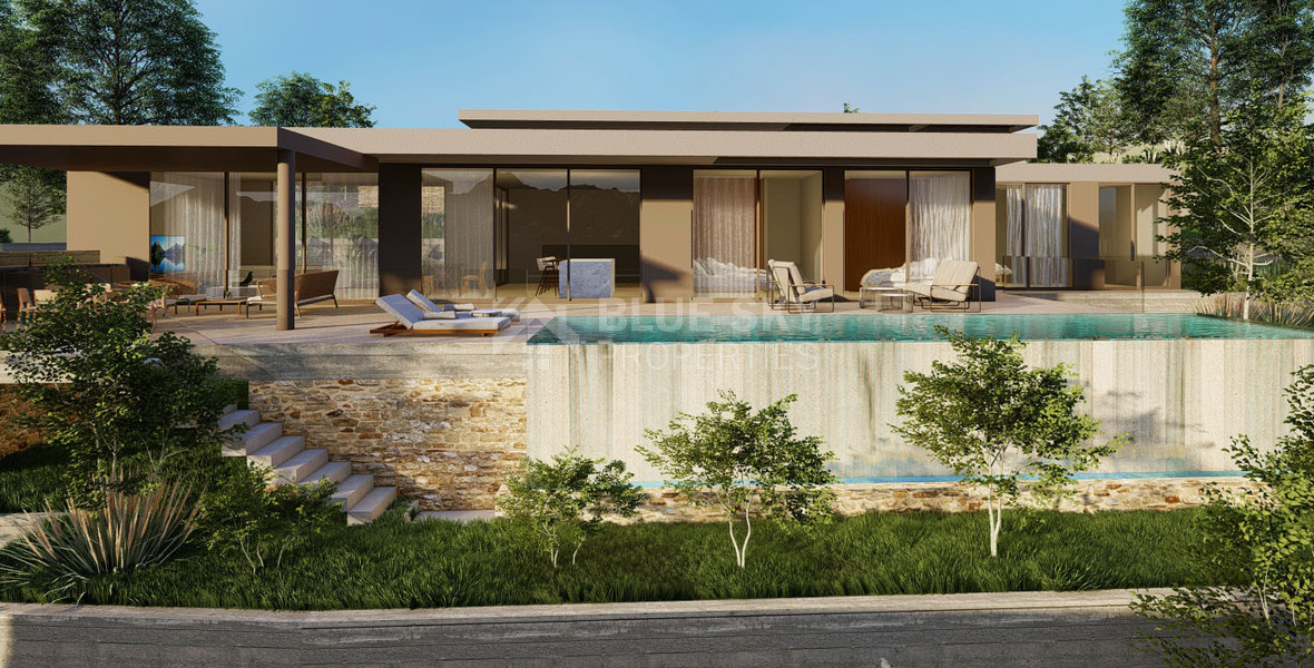 Luxury Energy-Efficient  five bedroom Villa for Sale in Konia, Paphos with Panoramic Sea View