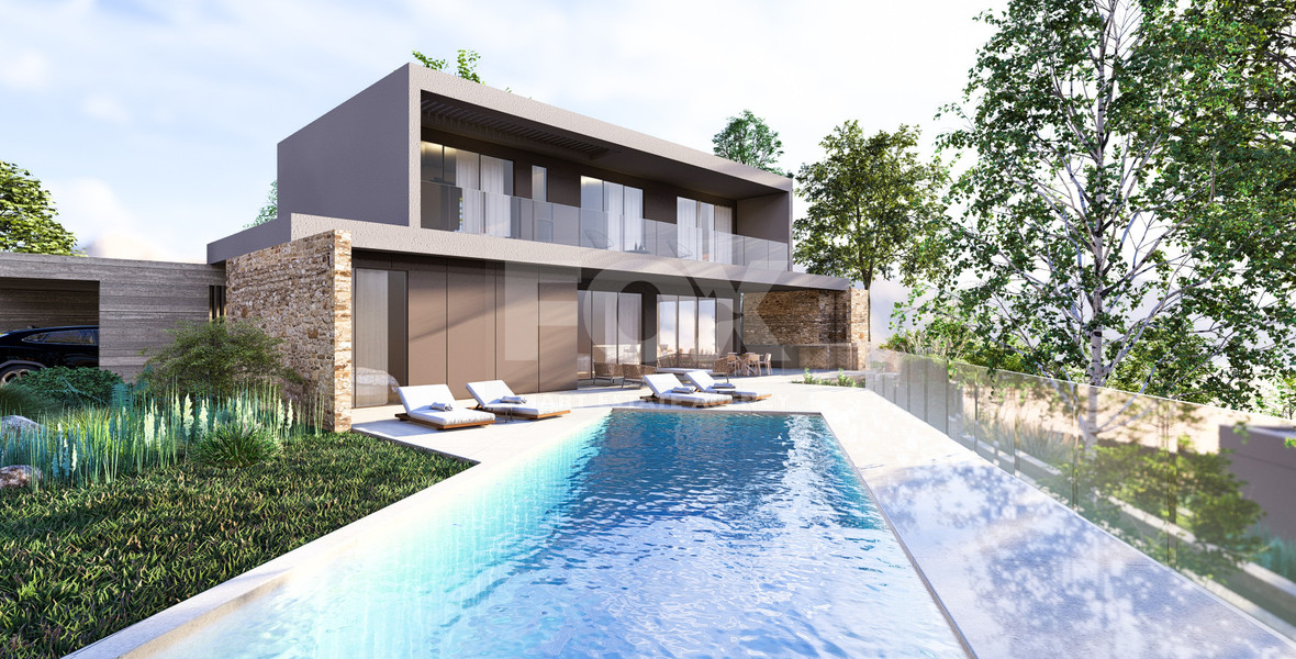 Luxury Energy-Efficient  five bedroom Villa for Sale in Konia, Paphos with Panoramic Sea View