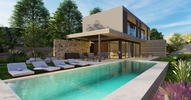 Luxury Energy-Efficient  five bedroom Villa for Sale in Konia, Paphos with Panoramic Sea View
