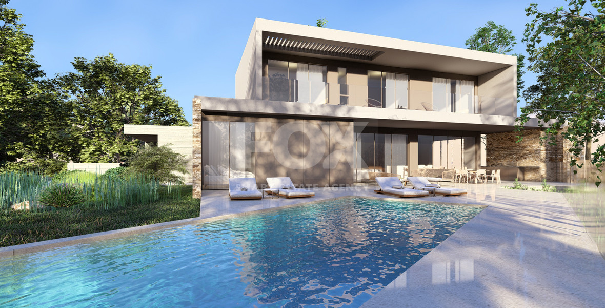 Luxury Energy-Efficient  five bedroom Villa for Sale in Konia, Paphos with Panoramic Sea View