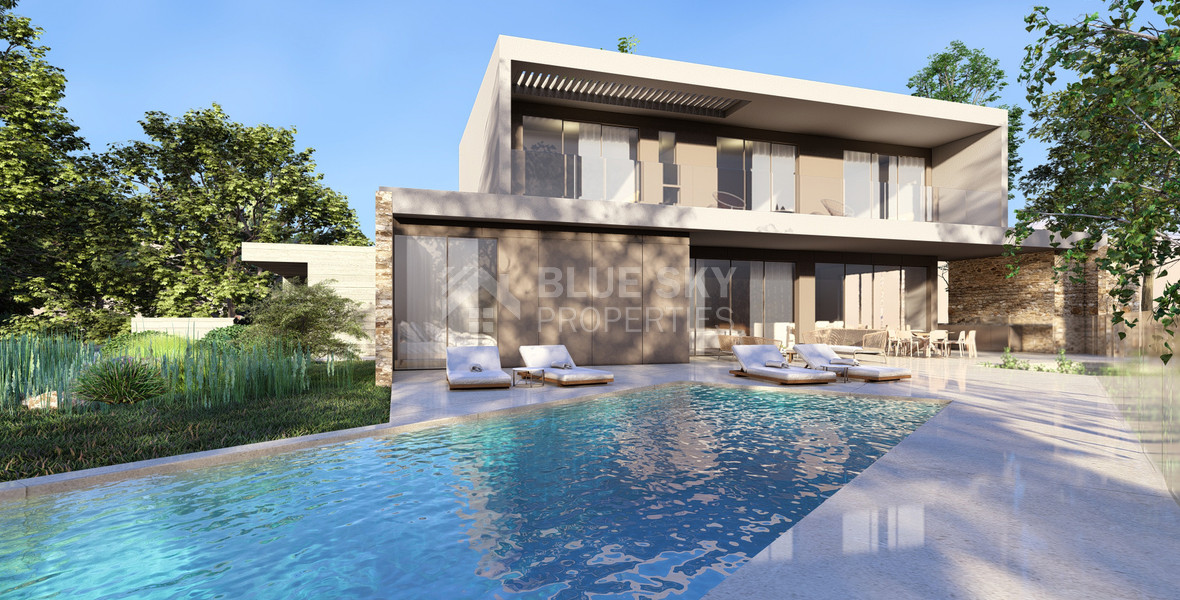Luxury Energy-Efficient  five bedroom Villa for Sale in Konia, Paphos with Panoramic Sea View