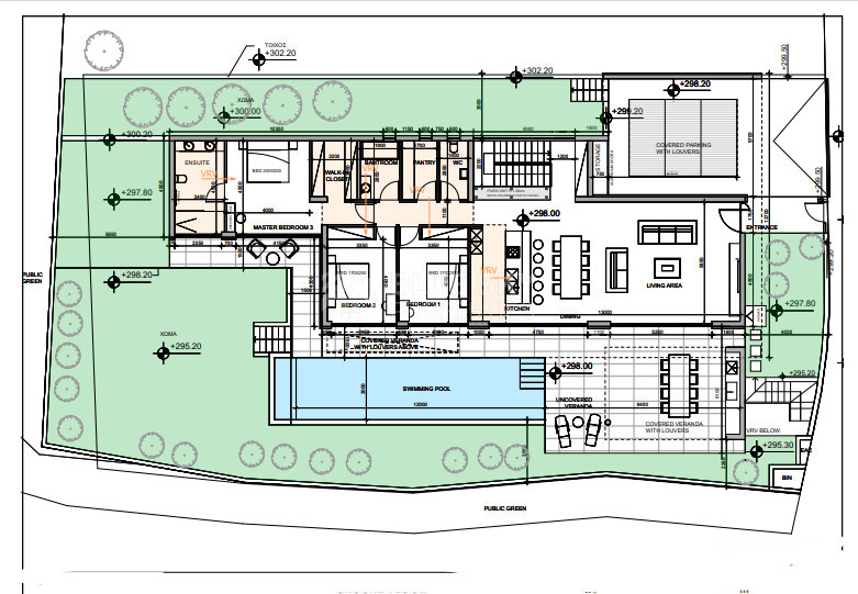 Luxury Energy-Efficient  five bedroom Villa for Sale in Konia, Paphos with Panoramic Sea View