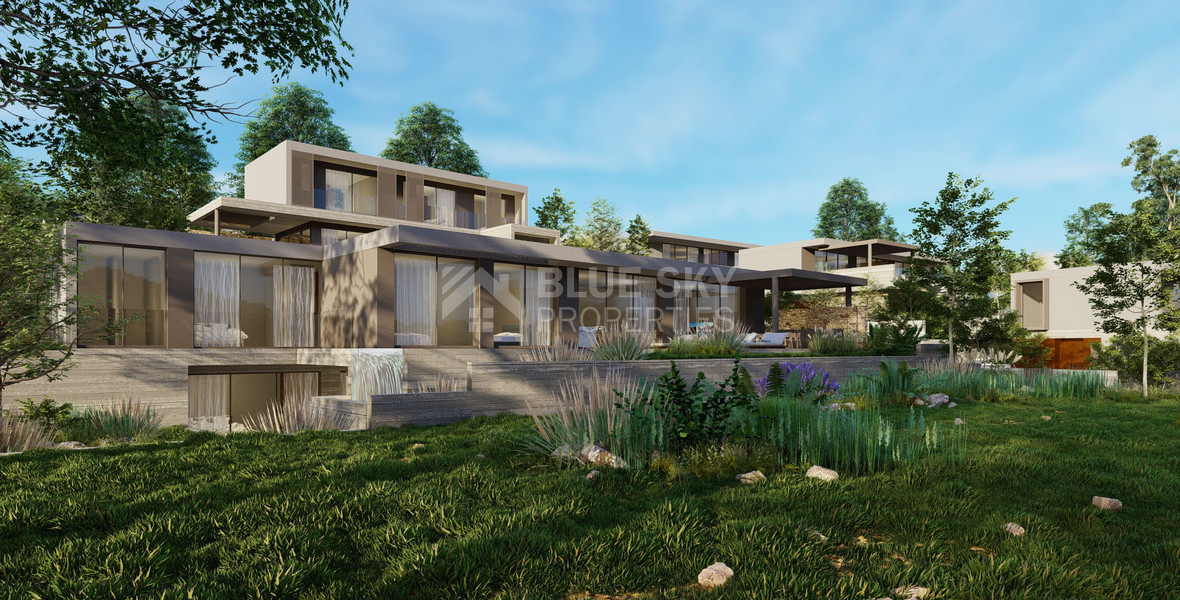 Luxury Energy-Efficient  five bedroom Villa for Sale in Konia, Paphos with Panoramic Sea View