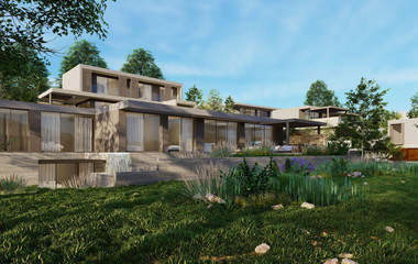 Luxury Energy-Efficient  five bedroom Villa for Sale in Konia, Paphos with Panoramic Sea View