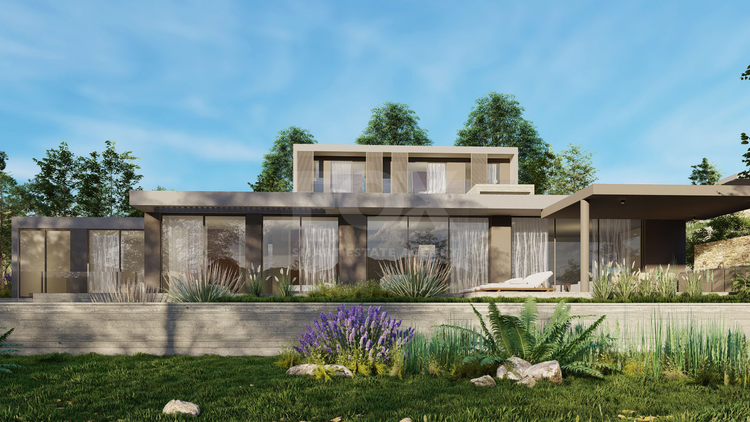 Luxury Energy-Efficient  five bedroom Villa for Sale in Konia, Paphos with Panoramic Sea View