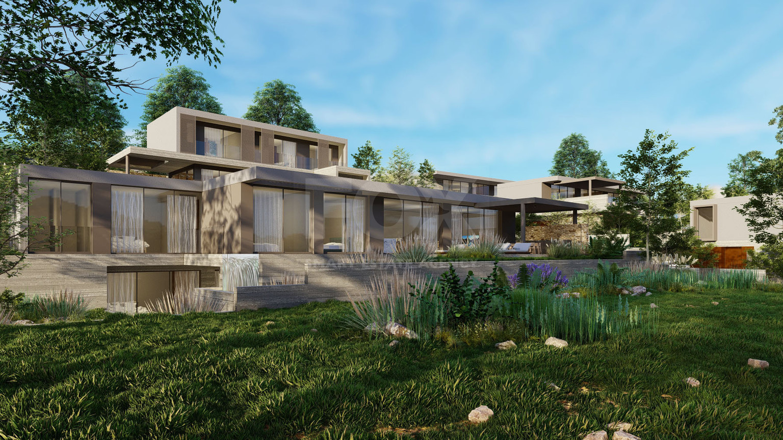 Luxury Energy-Efficient  five bedroom Villa for Sale in Konia, Paphos with Panoramic Sea View