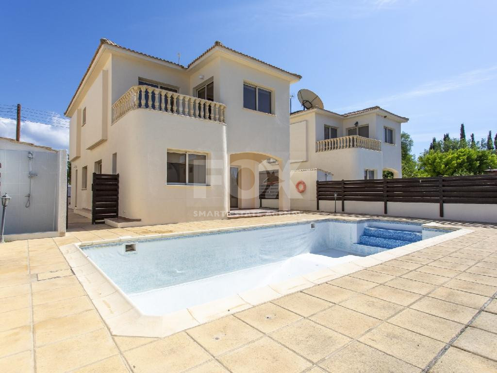 Two-Storey  three bedroom Villa with Private Pool for Sale in Mandria, Paphos – Ideal Investment or Family Home