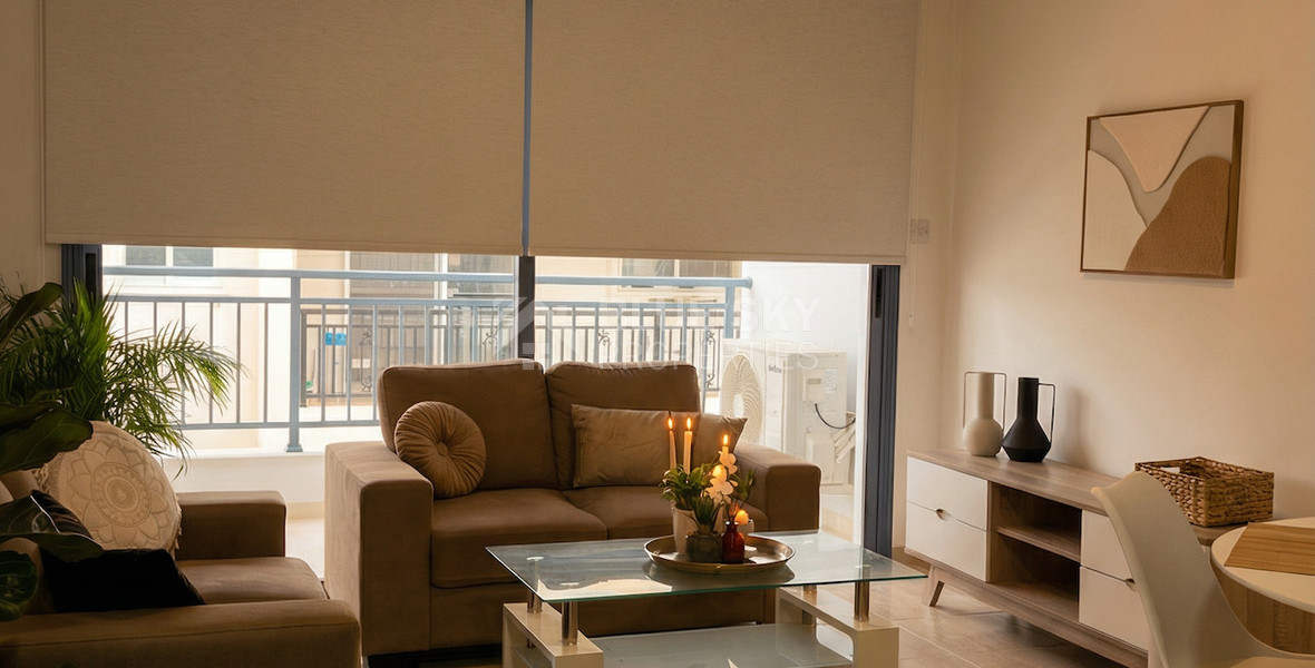 One-Bed Apartment for Sale in Geroskipou, Paphos | Fully Furnished | Title Deeds |