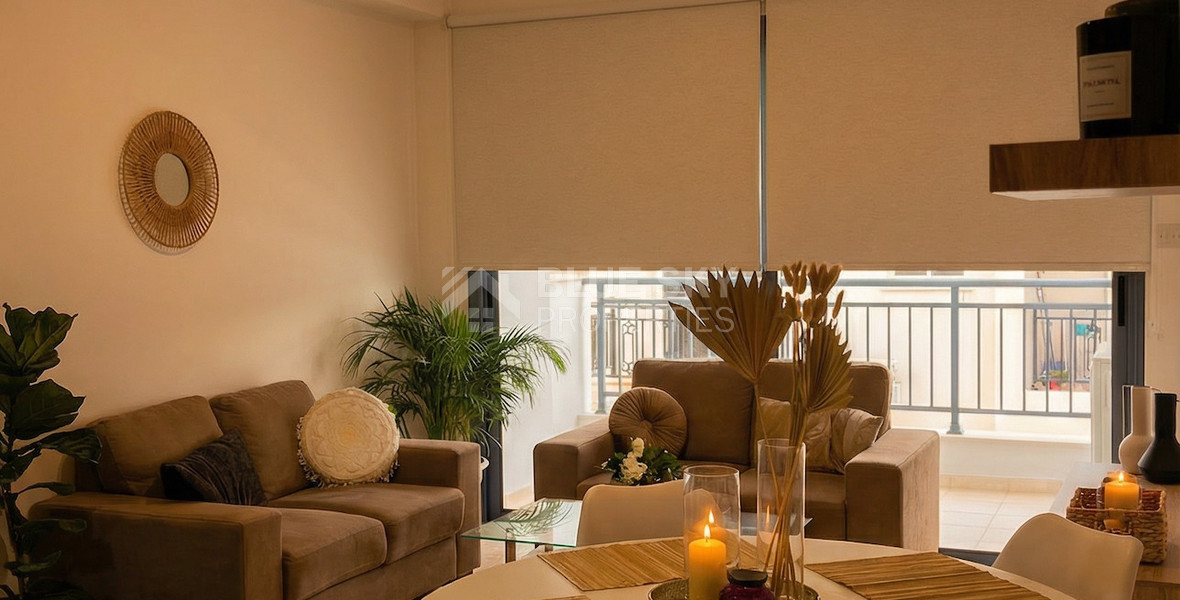 One-Bed Apartment for Sale in Geroskipou, Paphos | Fully Furnished | Title Deeds |