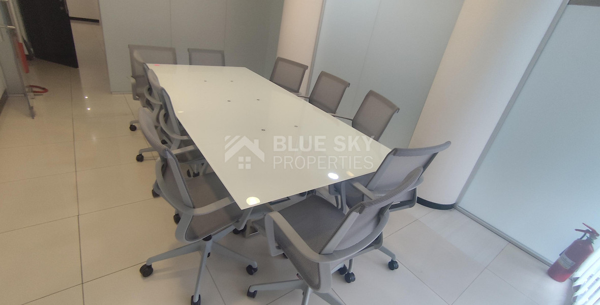 Corner office in the main road of Mesa Gitonia for rent , Limassol