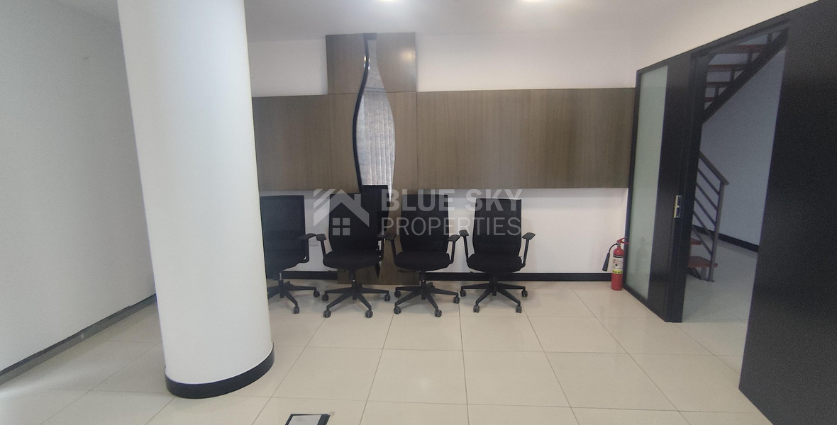 Corner office in the main road of Mesa Gitonia for rent , Limassol