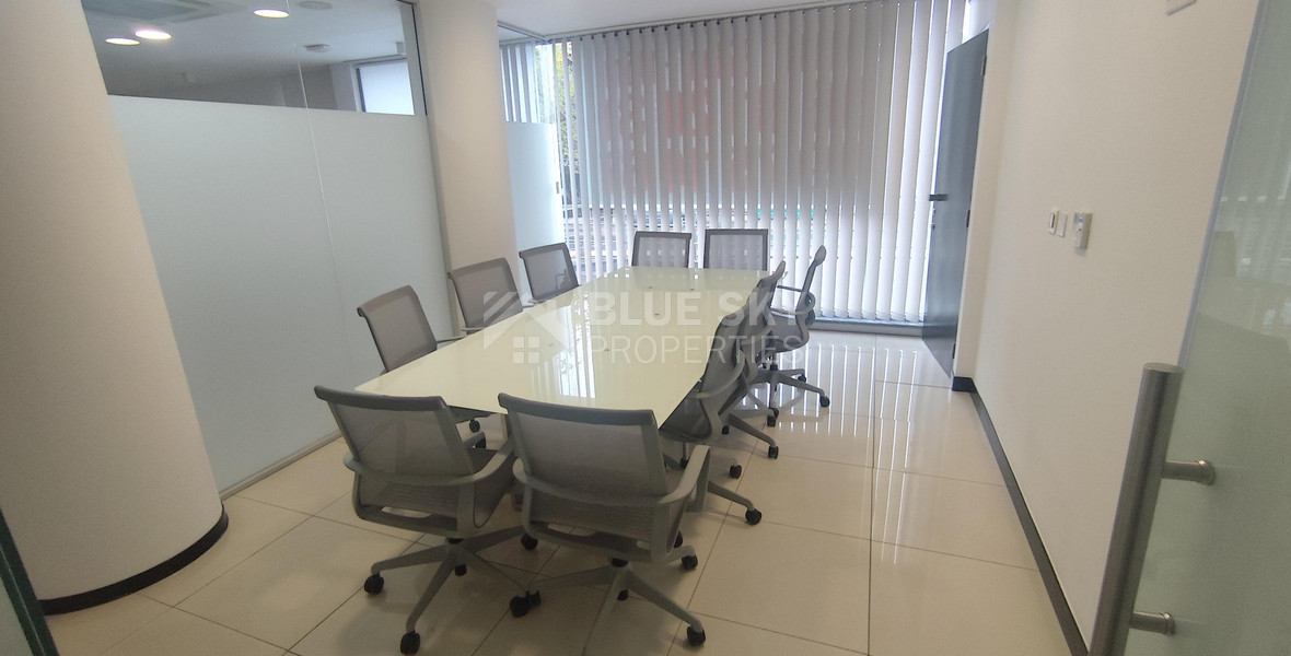 Corner office in the main road of Mesa Gitonia for rent , Limassol