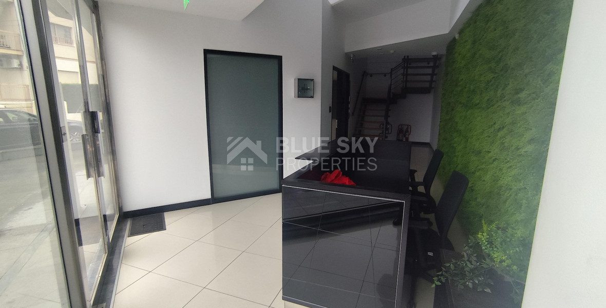 Corner office in the main road of Mesa Gitonia for rent , Limassol