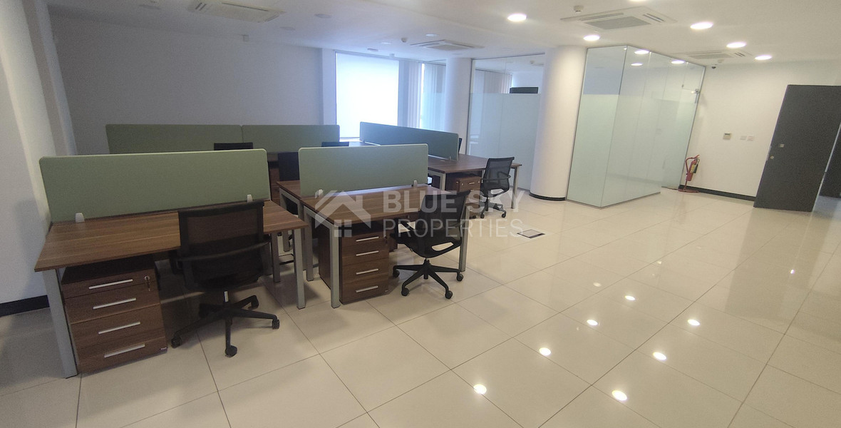 Corner office in the main road of Mesa Gitonia for rent , Limassol
