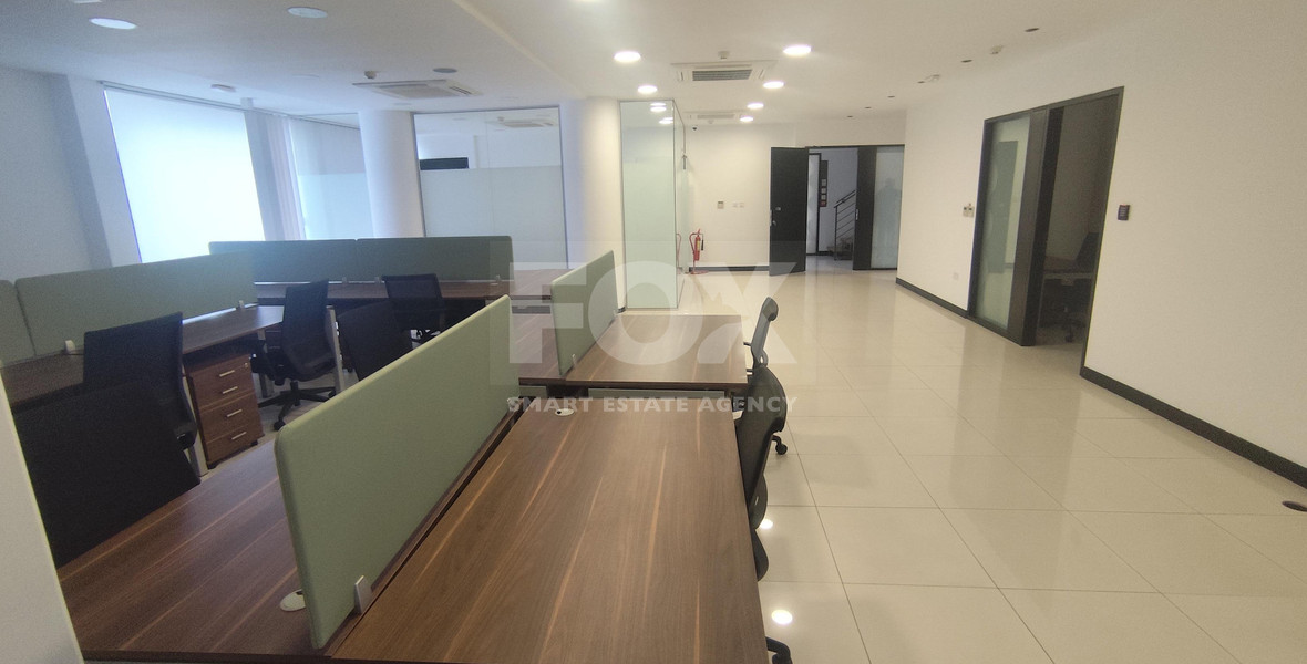 Corner office in the main road of Mesa Gitonia for rent , Limassol