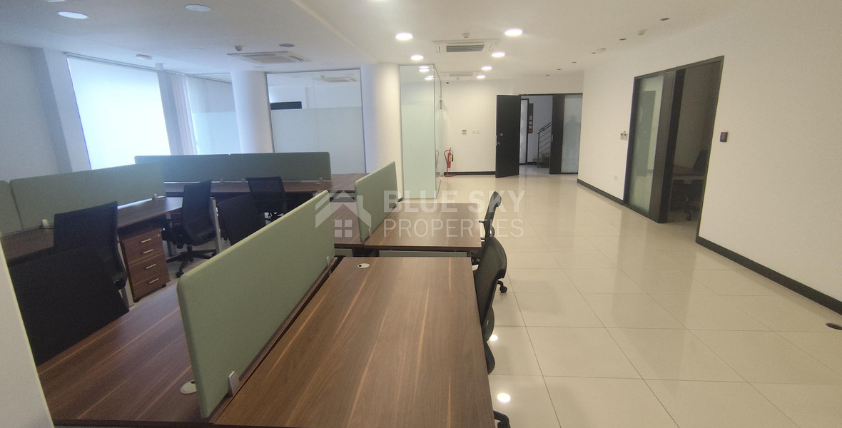 Corner office in the main road of Mesa Gitonia for rent , Limassol